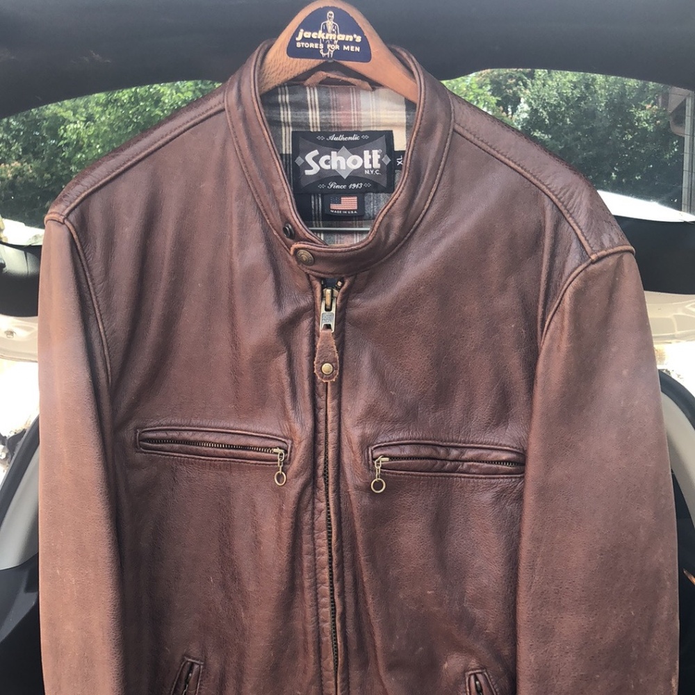 Schott NYC leather Jacket